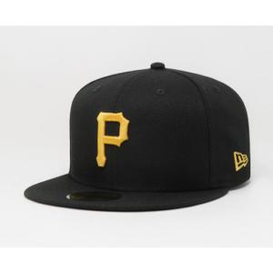 뉴에라 [슈즈네][정품] MLB 어센틱 피츠버그 파이리츠 게임 야구모자 사이즈캡 메이저리그 선수모자 5950-파이리츠-17GAME