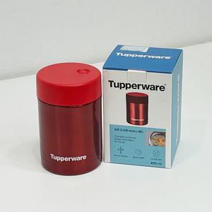 타파웨어 도시락 보온도시락 보온죽통 400ml 레드