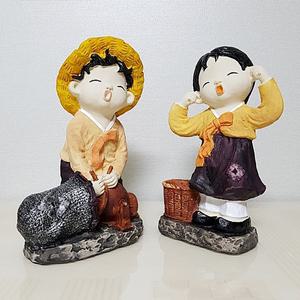 뻥이요 2p set 민속 인형 민속품 마블 인형 공예 소품