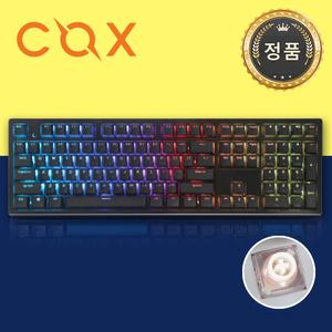 콕스 엠프리스 무접점 노뿌 보글보글키보드 블랙 50G