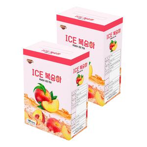 지노 아이스 복숭아 아이스티 100T x 2개