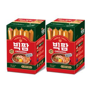 롯데햄 빅팜1200g(60gX20개입) 2곽기획 키스틱 간식 소시지 어린이 주전부리 맥주안주