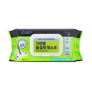 크린랩  대형 물걸레 청소포 리필 30매