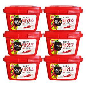 해표 순창궁 발효숙성 태양초 골드 고추장 500g X 6개