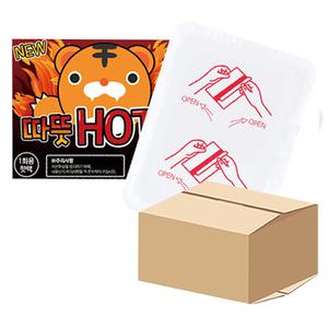 따뜻한 손난로 붙이는 핫팩 100개 파스형 대용량 온열팩