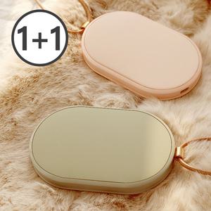 충전식 손난로 1+1 색상 랜덤 휴대용 5000mAh 대용량 보조배터리