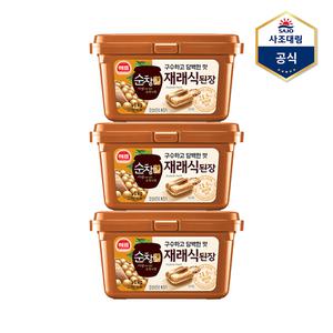 [사조] 순창궁재래식 된장 1Kg X 3개