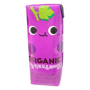 오가닉 유기농 주스 적포도보라당근 125ml x 24개