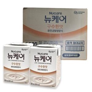 대상웰라이프 영양식 뉴케어 구수한맛 200ml 30개입 어르신 노인 병문안 환자식 식사대용