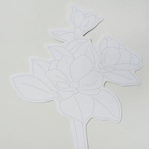 컬러링 페이퍼플라워 종이꽃 & 종이화병 만들기 DIY 꾸미기