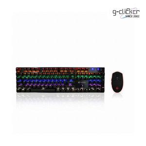 지클릭커 GMK-510X Special 키보드 마우스 세트 (블랙 , 갈축)