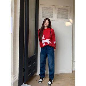 여성청바지 겨울 기모 데님 빅사이즈 신축성바지 JEN4