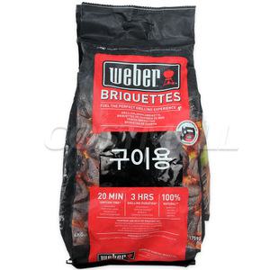 웨버 차콜 브리켓 숯 4kg 캠핑용품 야외 코스트코