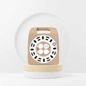 러그박스 전기릴선 20M 1.5SQ캡형 USB 2포트 크림브라운
