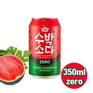 푸르밀 수박소다 제로 350ml, 1개/수박탄산/zero