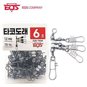 3단 타코 도래 문어 핀도래 채비 옥토퍼스 트리오 인타 루어 낚시 스냅 이오스 컴퍼니 EOS-TK06