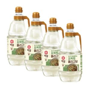 백설 프락토 올리고당 2.45kg 4개 대용량 식자재
