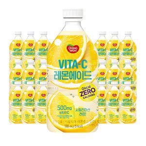 동원 비타c에이드 레몬 500ml x 18병 제로 비타민 음료수 SH