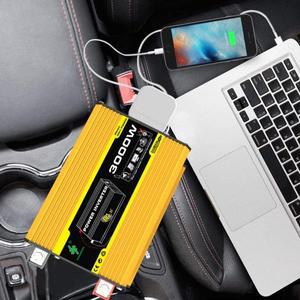 차량용 전원 인버터 컨버터 충전기, DC 12V to AC 220V 3000W 변압기, 가정용 범용 Volta J9D8