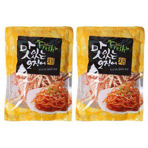 [인정식탁][자두푸드] 홍진미채 100g x 3팩