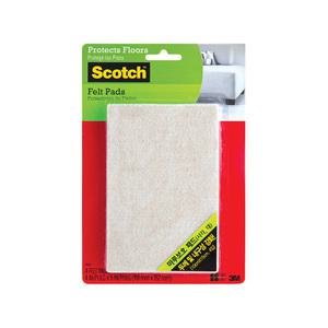 3M 마루 보호 패드 SP840 10 x 15cm 가구 의자 안전 보호 미끄럼 방지 패드