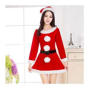 [JHQRLQ5W_4B]파티복 의상 여성산타 코스튬 클럽룩 레드