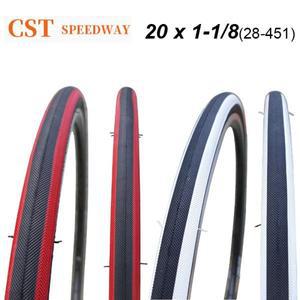 CST 20x1-1/8 자전거 타이어 C1288 BMX 접이식 자전거 타이어 초경량 고무 어린이 자전거 타이어, 451 소형