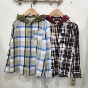 리바이스키즈 sh06 후드체크셔츠 V223SH353P