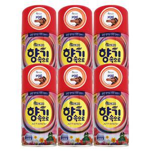 산도깨비 방향제 자동분사 리필 커피 290mL X 6개