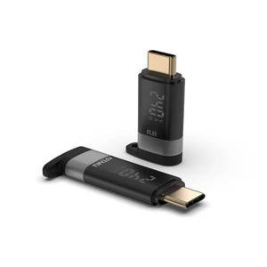 USB4 C타입 100W 240W 5A 듀얼 LED 디스플레이 젠더