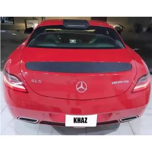 리얼 드라이 카본 리어윙 트렁크 립 스포일러 벤츠 SLS AMG C197 쿠페 09-15