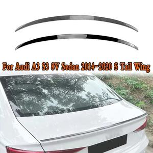 아우디 A3 S3 8V 세단 2014-2020 S  테일 윙 고정 윈드 스포일러 리어윙 수