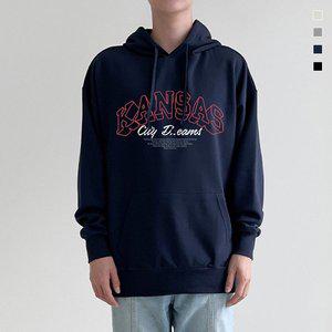 [폴앤폴]캔자스 시티드림 기모 오버핏 남여공용 후드티_P377790394