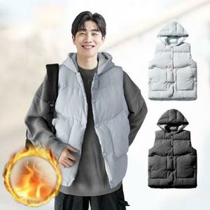 [라일리] Rly 데일리 남자 스타일 패딩 겨울 보온 고품질 누빔 조끼