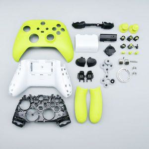 Xbox 시리즈 S 및 X XSX XSS 컨트롤러용 DIY 풀 세트 쉘 하우징 케이스 커버 키트 버튼 썸 스틱 교체