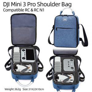 입문용 농업용 드론 DJI 미니 3 프로용 휴대용 숄더백 운반 케이스 보관 RC 리모컨 가방 액세서리