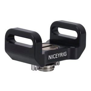 ARRI용 NICEYRIG 카메라 스트랩 마운트 및 1 /4 u2019 위치 찾기 핀 스레드, 캐논 니콘 파나소닉 소니 DSLR 손목용 듀얼 슬롯 서포트 브래킷 유니버설 /넥 /숄더 - 583