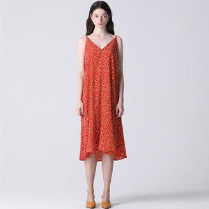 [리스트]러플헴 패턴 슬리브리스 원피스_P342112326