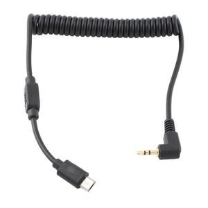 2.5mm ~ RR-90 카메라 셔터 릴리스 케이블 리모컨 코드 속도등 플래시 트리거 후지필름 GFX50S X-Pro2 X-H1 X-T1 X-T10 X-T20 X-T100용 스프링 코일 와이어 연결