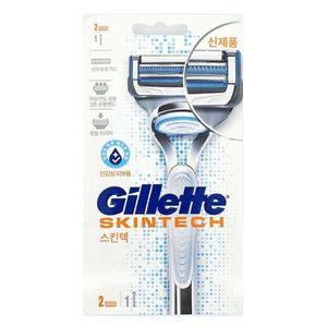 질레트 스킨텍 민감성피부용 면도기(날2개) SKINTE