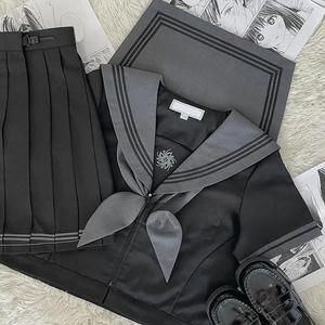 [JHP9SO5Q_51IB]블랙 교복브랜드 복고 세라복 학생복 교