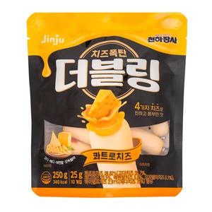 천하장사 더블링 콰트로치즈 250g (25g 10개입) 소시지