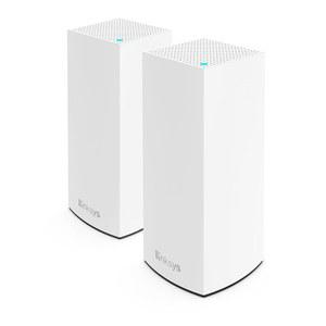 Linksys Atlas Pro 6 WiFi 라우터 - AX5400 듀얼 밴드 메시 와이파이 시스템 무선 인터넷용 60개 이상의 장치, 5,400평방피트, MX5502 2-Pk 연결