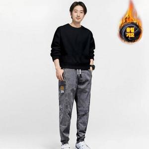 남성 조거 바지 겨울기모바지 팬츠 기모 융털 (3fnHz)