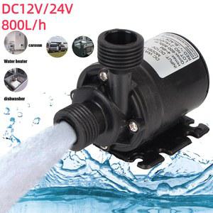 양수기 휴대용 전기 수중 워터 펌프 냉각 시스템 분수 히터용 브러시리스 모터 DC 12V 24V 800L