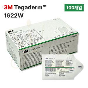 3M 테가덤 방수밴드 1622W 100매(1박스) 멸균 투명 의료용 테이프 반창고 상처 드레싱 밴드