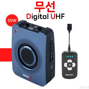 요가 댄스 강사 무선 확성기 (대출력50W 블루투스 스피커 기가엠 3000D, 수업용 선생님 블루투스 무선마이크 선생님 수업용 소형 메가폰 관광 가이드 휴대용 헤드셋 마이크