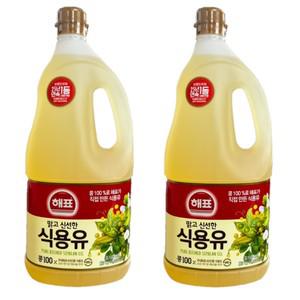 해표 식용유 1.8L 2개