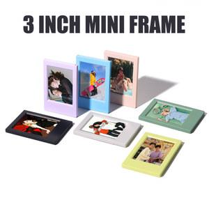 액자 7개 Fujifilm Instax Mini 12 11 7S 25 50 70 90 인스턴트 포토 3인치 미니 프레임 7가지 색상용 폴라로이드