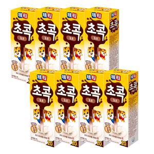 제티 초콕 초코맛 3.6g 20입 8개